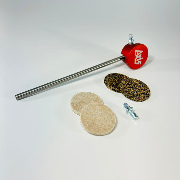 残り1本FlexBeater しなるビーター Light 直輸入1本 Flathead Beater - Red Edition – AXiS Pedal & Drum Co.